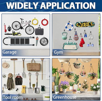 3-H Garage Wall Hooks 31 Pack, Garage Hooks Heavy Duty - Image 6