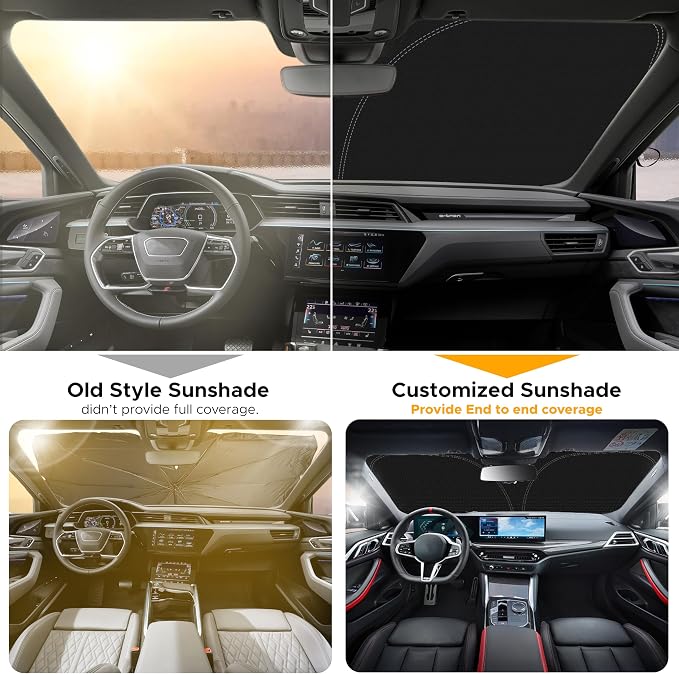 Econour Windshield Sun Shade for 2020-2025 Ford Escape Sunshade Foldable Window - Image 5