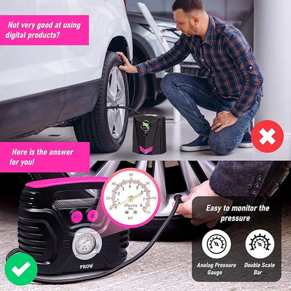 electric air compressor portable tire inflator - Image 2