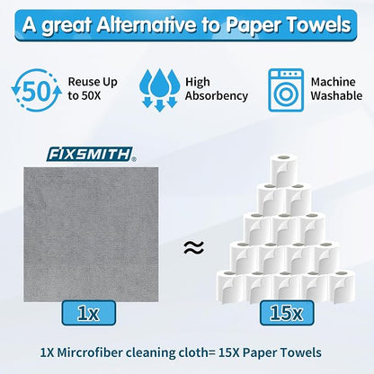 FIXSMITH Shop Towels, Microfiber Towels - Image 5