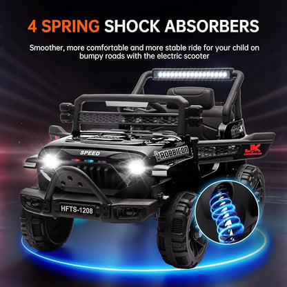 12V Ride on Electric Truck Car for Kids, 12V Kids Electric Vehicles w/Remote - Image 5