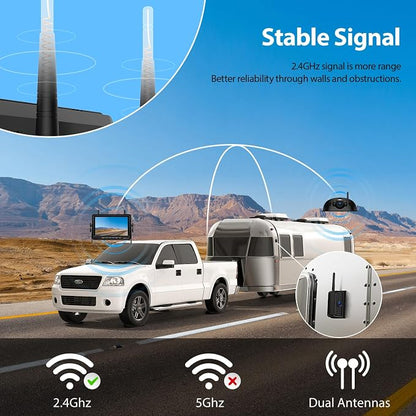 4 Cameras Wireless RV Backup System - Image 3