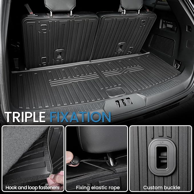 Floor Mats for 2020-2024 2025 Ford Explorer 6 Seats Captain Chairs Car Mat - Image 4