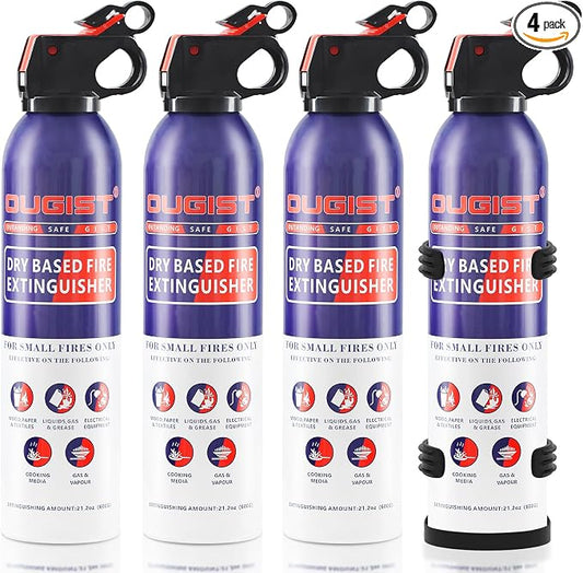 Fire Extinguisher for Home & Vehicle - 600g Fire Extinguisher | Grease & by Ougist