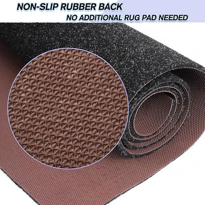 Custom Size Backed Non-Slip Area Rugs Runner, Easy Clean, Waterproof Runner Rugs - Image 4