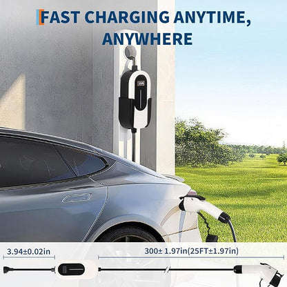 Level 1&2 EV Charger, 16A 110-240V Dual Voltage, NEMA 6-20 & 5-15 Plug - Image 6