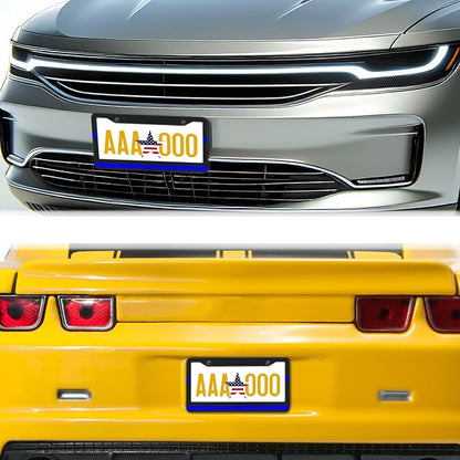 License Plate Frames for Women Blue Black Automotive Exterior Accessories for - Image 8