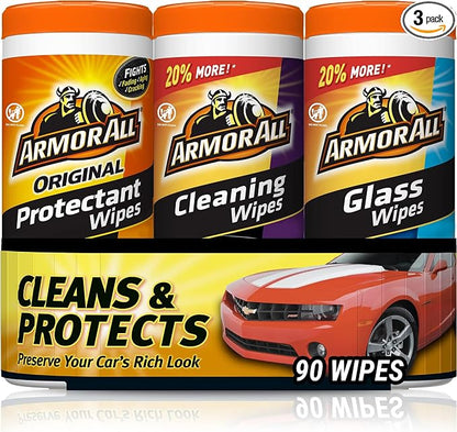 Armor All Protectant, Glass and Cleaning Wipes, Wipes by ArmorAll