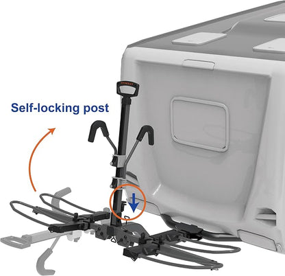 HYPERAX 2023 Volt RV -RV Approved Hitch Mounted 2 E Bike Rack Carrier - Image 3