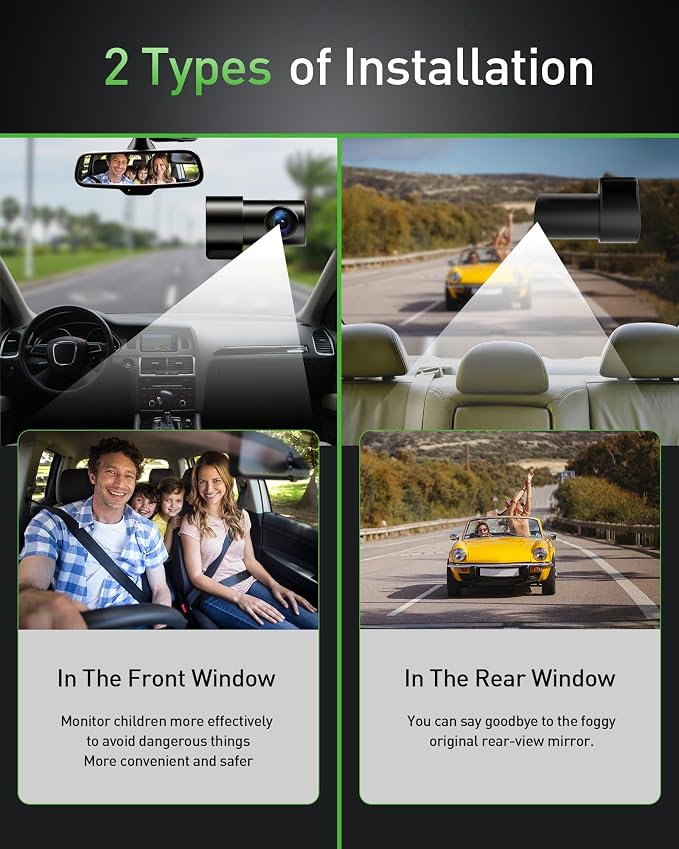 Dash Cam Front and Rear, 4K+2K Dash Camera - Image 7