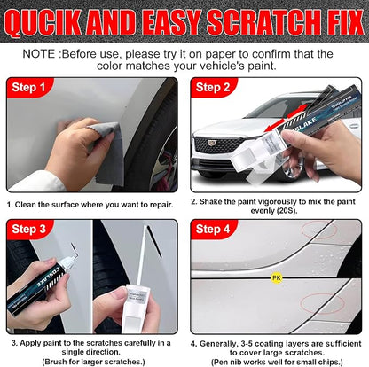 Car Touch Up Paint) for Cadillac, Car Paint Scratch Repair Kit, Quick & Easy - Image 5