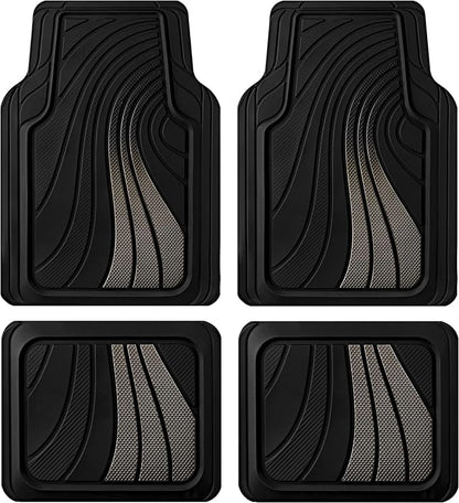 Road Comforts Car Floor Mats Full Set – Front & Rear Car Floor Mats by RoadComforts