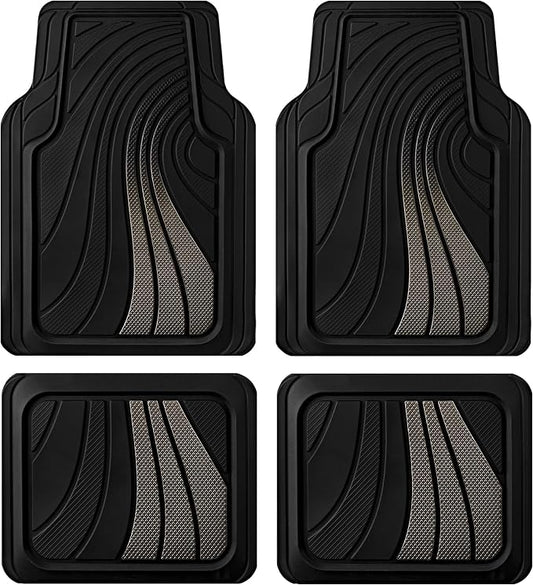 Road Comforts Car Floor Mats Full Set – Front & Rear Car Floor Mats by RoadComforts