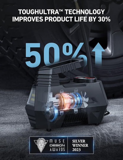 AstroAI Tire Inflator Portable Air Compressor Tire Air Pump - Image 3