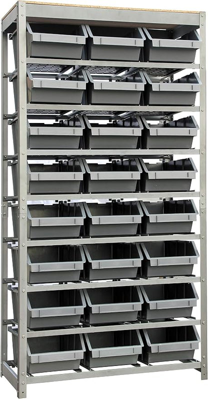 King's Rack Bin Rack Storage System Heavy Duty Steel Rack Organizer Shelving - Image 3
