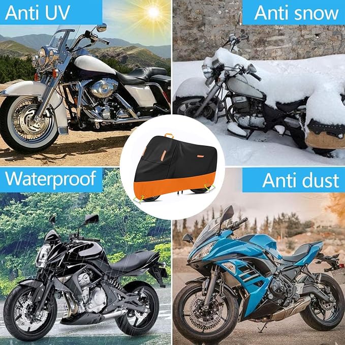 Mini Motorcycle Cover for Honda Grom MSX125, 300D Oxford Waterproof Storage - Image 7