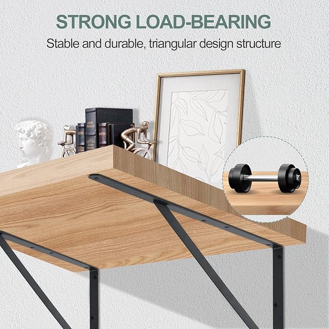 20 Pack L18 x H 12" Black Heavy Duty Shelf Brackets - Image 4