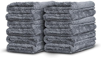 Adam's Borderless Grey Microfiber Towel by AdamsPolishes