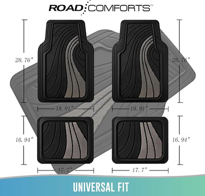 Road Comforts Car Floor Mats Full Set – Front & Rear Car Floor Mats - Image 5