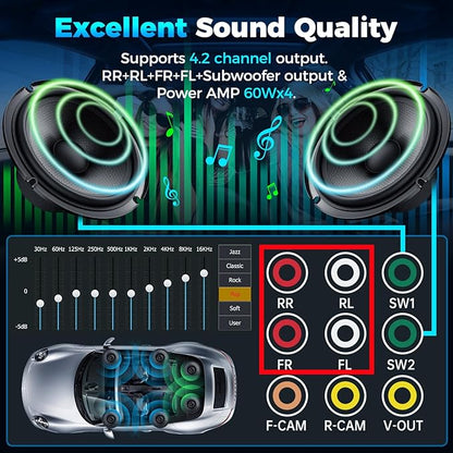 SJoyBring Upgrade Wireless Double Din Car Stereo - Image 3