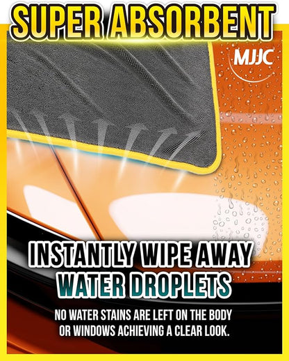 MJJC Pro Dryer Plush Silk Microfiber Drying Towel +) Cars - Image 3