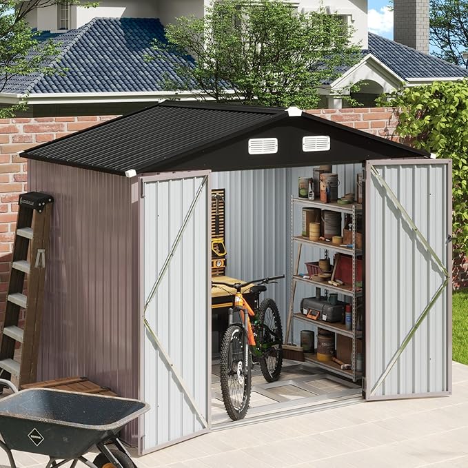 Aoxun 7x5 FT Outdoor Storage Shed by Aoxun