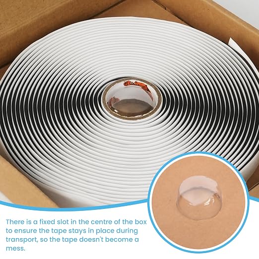 Black Butyl Tape RV Tape 3/4" x 30' x 1/8" Butyl Marine Sealant Tape, Window - Image 7