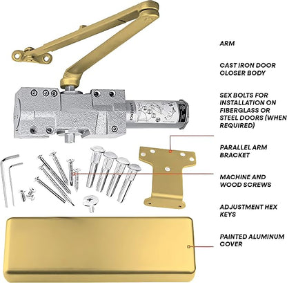 Lawrence Extra Heavy Duty Door Closer Commercial Grade 1 - Image 2