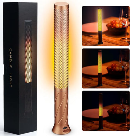 LED Candle Light, Cordless Table Lamps, Bedside Lamps w/2 Modes, Rechargeable by SEHNLICH