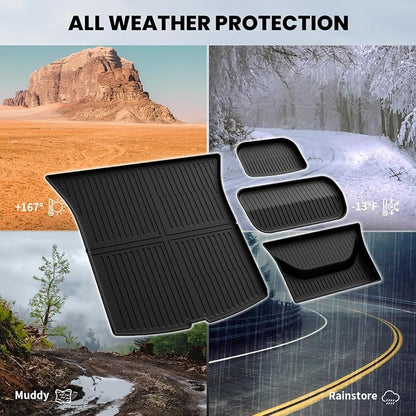 LASFIT Trunk Mats for Tesla Model Y Juniper 2025/2026 Cargo Liners Car - Image 6