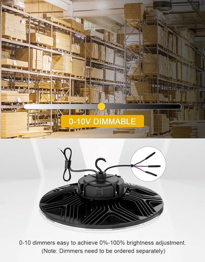 UFO LED High Bay Light, 240W/200W/150W Adjustable, UL & DLC Listed - Image 6
