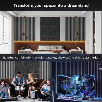 8 Pack 2-Layer Fold Soundproof Wall Panels, 0.9lb/ft³ High Density, 3D Acoustic - Image 6
