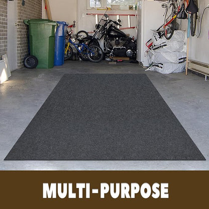 Garage Floor Mat for Small Vehicle, Non Slip TPR Backing, Protect Floor from - Image 5