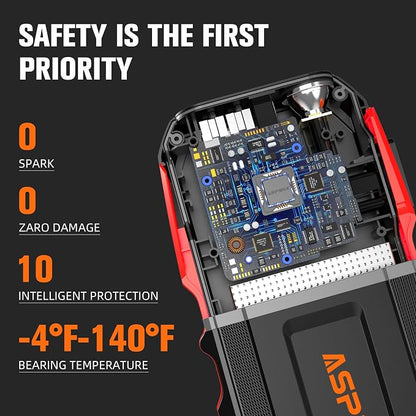 ASPERX 3000A Jump Starter for Car Battery, 12V Portable Jump Box - Image 7