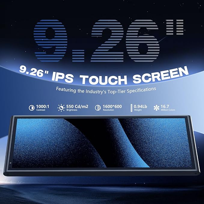 9.26" Wireless Portable Car Play Screen - Image 4