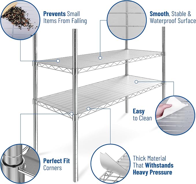 Sterling Shelf Liners for Wire Shelf System - Image 5