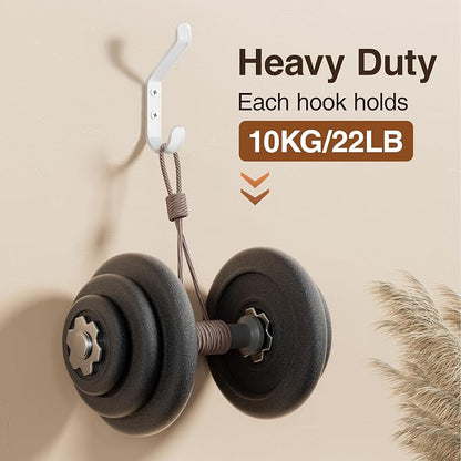 Coat Hook for Hanging, Stainless Wall Hooks for Towel, Wall Mounted Coat Hanger - Image 3