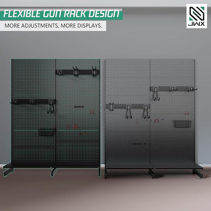 JWX Garage Pegboard Tool Organizer Free Standing, Organizer Storage Rack - Image 8