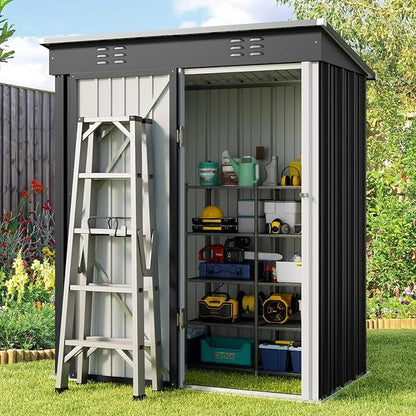 Gizoon 5 'x 3'Outdoor Storage Shed by Gizoon