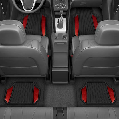 Motor Trend ChromeTech Car Floor Mats Full Set - Image 2