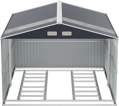 10x12 Metal Shed with Floor Frame Kit & Reinforced Construction - Image 6