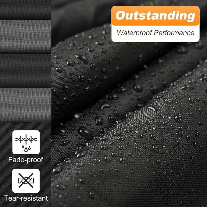 QUNSUNUS Waterproof Car Cover for Pontiac Firebird 1967-1992, Outdoor Car Covers - Image 5