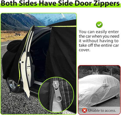 6 Layers Full Car Cover for 1994-2024 Ford Mustang - Image 3