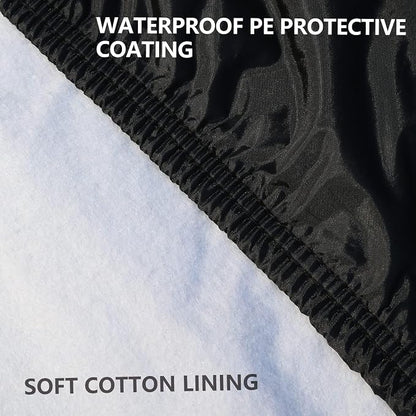 Tecoom Car Cover Waterproof All Weather, Outdoor Indoor Car Covers - Image 5