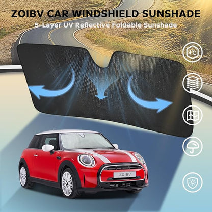 Windshield Sun Shade for BMW Mini Cooper F55 2015-2024 - Image 3