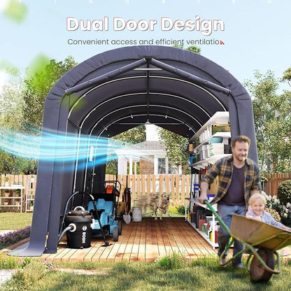 KING BIRD 10' x 20' Heavy Duty Carport - Image 4