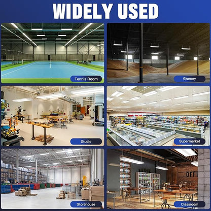 JTT LED Linear High Bay Light 300/240/200W, 45000LM Linear Shop Light - Image 8