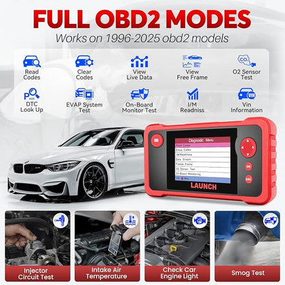 LAUNCH CRP123 V2.0 Plus Elite OBD2 Scanner, 2025 New Full System Lifetime Free - Image 4