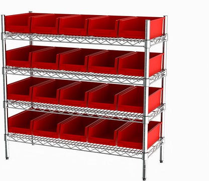 Hudson Exchange 36x14x33, Industrial Wire Shelving Unit by HudsonExchange