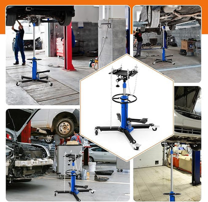 Transmission Jack, 2-Stage Hydraulic Telescopic Jacks, Lifts 34"-68", - Image 5